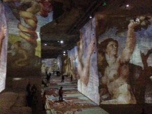 Beauty in a different form at Carrieres de Lumieres in Provence