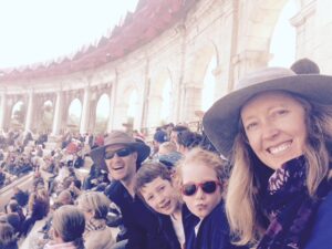 Travelling with kids, you find yourself at theme parks. Puy de Fou near Nantes, one of the best in the world. 