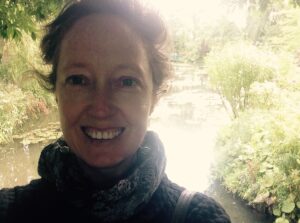 So close to my hero in Monet's garden, Giverney.