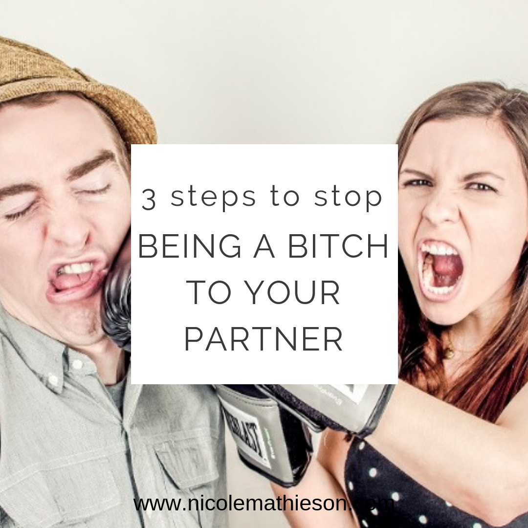 stop being a bitch, relationship coach